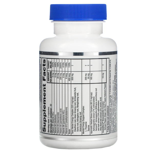 RidgeCrest Herbals, Adrenal, Fatigue Fighter, 60 Vegan Caps (Vegan)