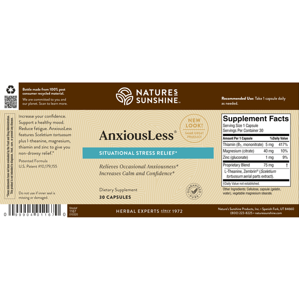 AnxiousLess ™ (30 caps)
