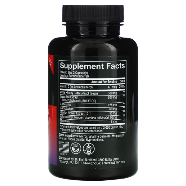 Dr Emil Nutrition, Bedtime Burn, 60 Capsules