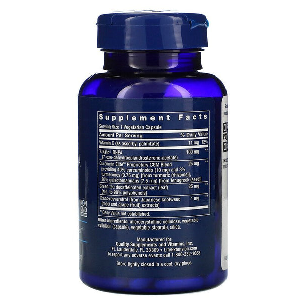 Life Extension, 7-Keto DHEA, Metabolite, 100 mg, 60 Vegetarian Capsules (Keto)