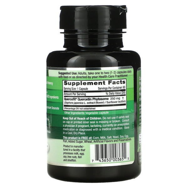 Emerald Laboratories, Quercetin Phytosome, 250 mg, 60 Vegetable Caps