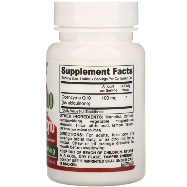 Deva, Vegan, Coenzyme Q10, 100 mg, 90 Tablets (Vegan)