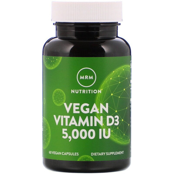 MRM, Nutrition, Vegan Vitamin D3, 2,500 IU, 60 Vegan Capsules (Vegan)