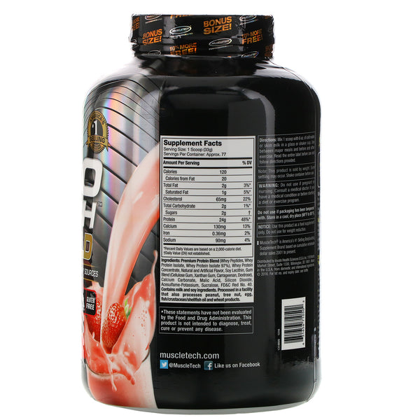 Muscletech, Nitro Tech, 100% Whey Gold, 5.53 lbs. (2.51 kg)