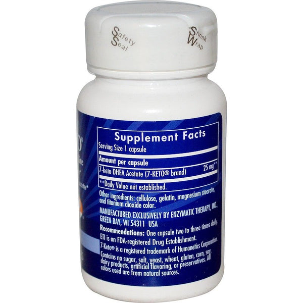 Enzymatic Therapy, 7-KETO, DHEA Metabolite, 60 Capsules (Keto)