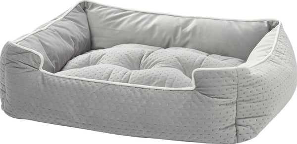 Mina Victory Quilted Bolster Dog Bed