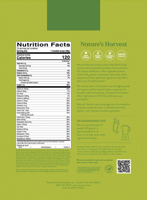 Nature’s Harvest (465 g) (15 servings)