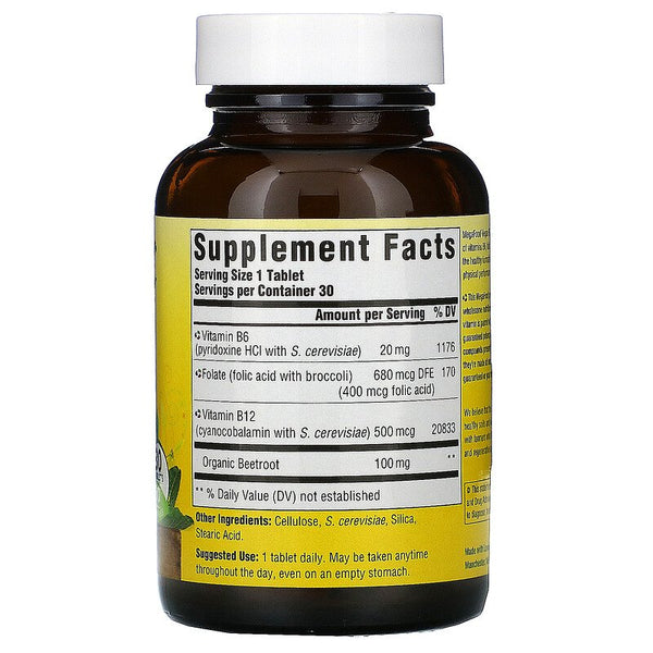 MegaFood, Vegan B12, 30 Tablets (Vegan)