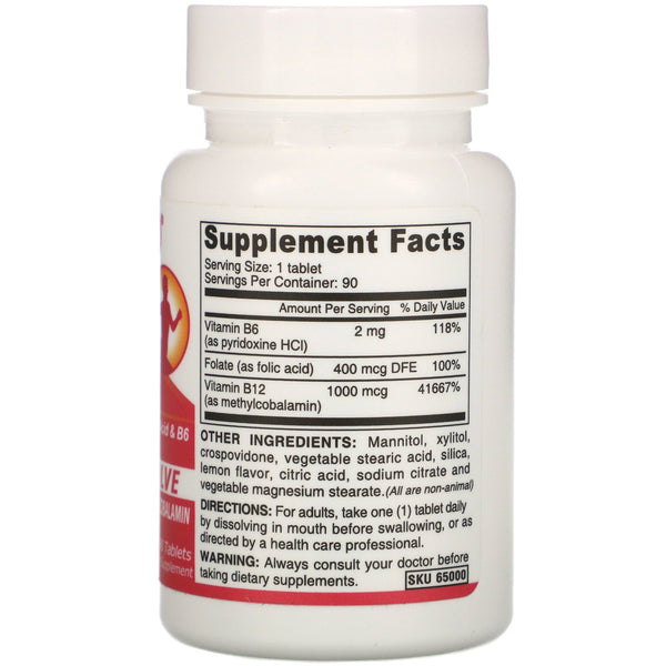 Deva, Vegan B12 with Folic Acid & B6, 90 Tablets (Vegan)