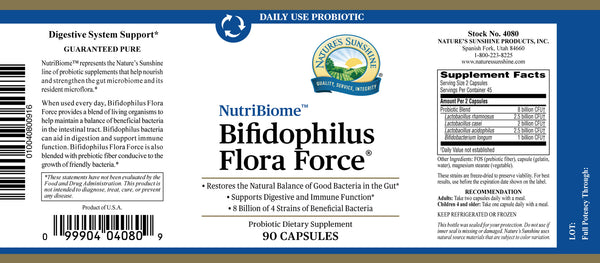 Bifidophilus Flora Force® Probiotics (90 Caps)