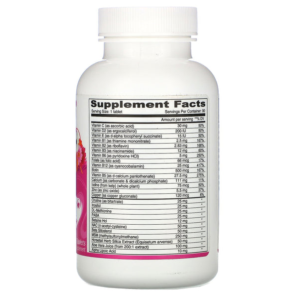 Deva, Vegan Hair Nails & Skin with Biotin, 90 Tablets (Vegan)