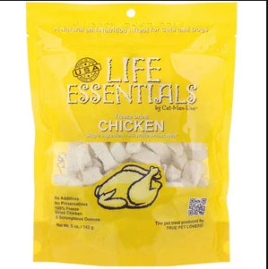 Cat-Man-Doo, Life Essentials, Freeze Dried Chicken, For Cats & Dogs, 5 oz (142 g)