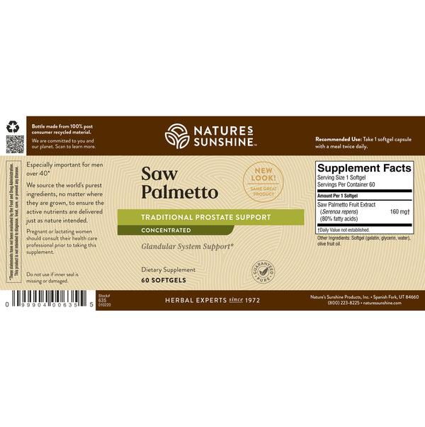 Saw Palmetto Concentrate (60 caps)*