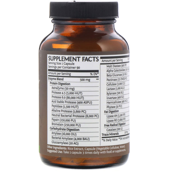 Sunwarrior, Enzorb Digestive Enzymes, 90 Vegan Capsules (Vegan)