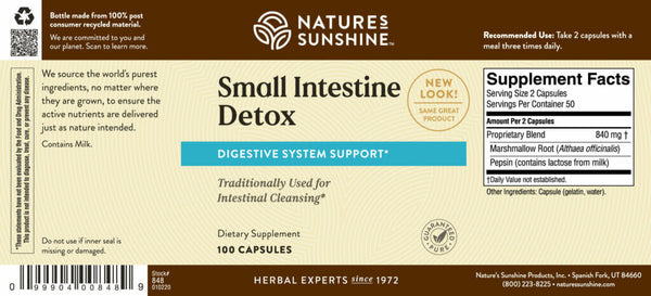 Small Intestine Detox (100 caps)*