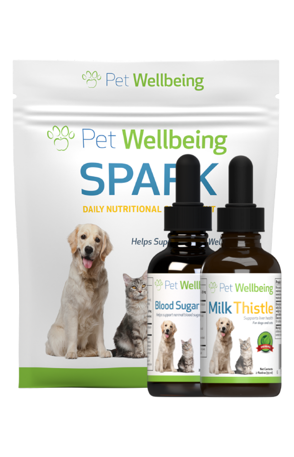 Value Pack Blood Sugar Kit for cats(1 Blood Sugar Gold+ 1 Milk Thistle+ Daily Nutrition )(Free shipping over $50 Order)