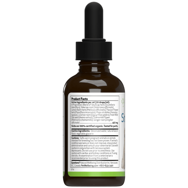 Stress Gold for High Stress Situations in Dogs (1 bottle = 2oz (59ml)(Free shipping over $50 Order)