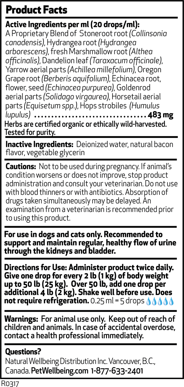 Urinary Gold for Canine Urinary Tract Health (1 Bottle = 2oz, 4oz)(Free shipping over $50 Order)