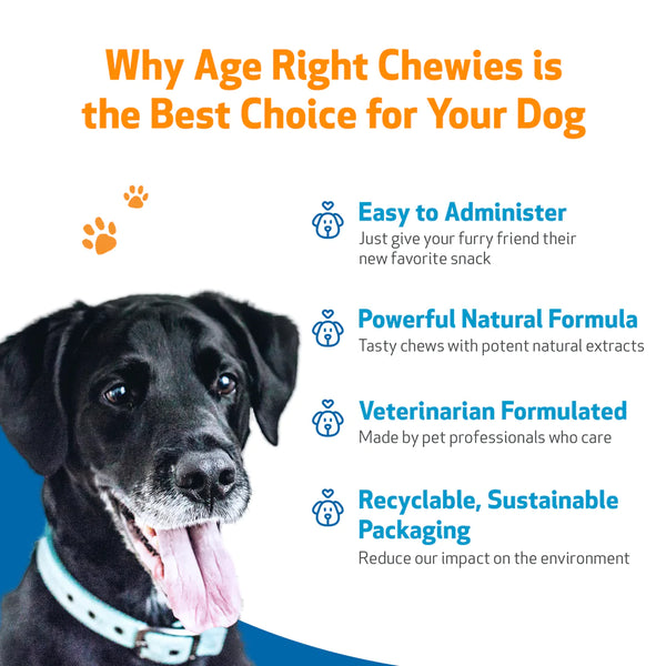 Senior Dogs Chewies (90 soft chews (approx. 4 grams per chew))