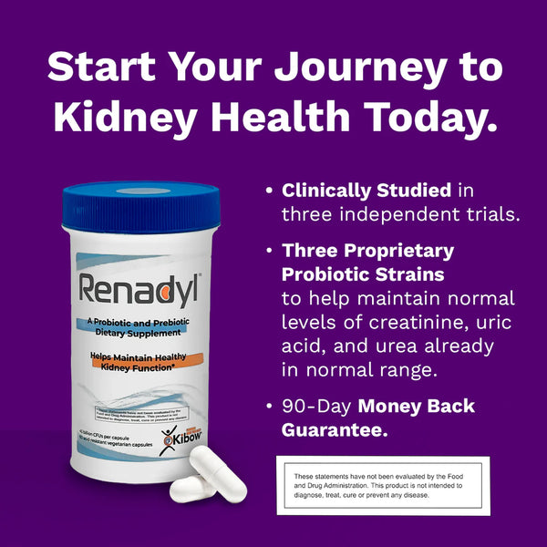 Renadyl - Kidney Health Supplement 1 months (30 days) supply