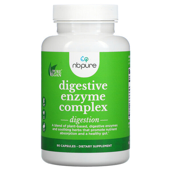 Digestive Enzyme Complex 90 Vegetarian Capsules - Plant Based