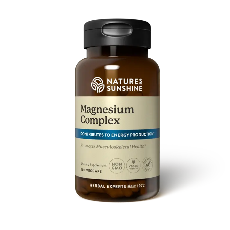 Magnesium Complex Dietary Supplement (100 caps,25 Day Supply,50 Serving)(Citrate + Malate Boosted)