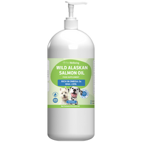 Wild Alaskan Salmon Oil - Omega-3s for Skin Health in Dogs(16 fl oz (473 ml) is a 1-2 month supply for Dogs)