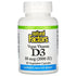 Natural Factors, Vegan Vitamin D3, 50 mcg (2,000 IU), 90 Vegetarian Capsules (Vegan)