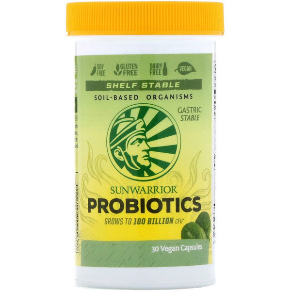 Sunwarrior, Probiotics, 30 Vegan Capsules (Vegan)