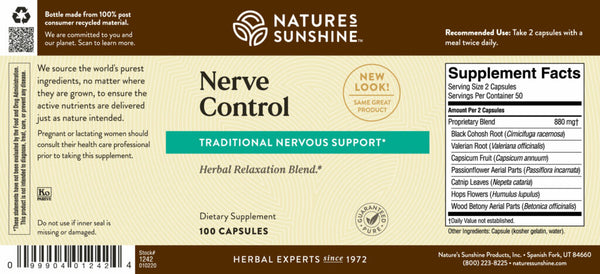 Nerve Control (100 caps)