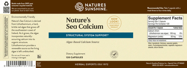 Nature's Sea Calcium (120 Caps)