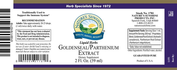 Golden Seal/Parthenium Extract (2 fl. oz.)