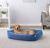 Frisco Velvet Rectangular Bolster Cat & Dog Bed