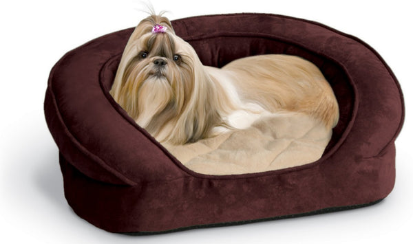 K&H Pet Products Deluxe Orthopedic Bolster Cat & Dog Bed