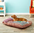 Aspen Pet Quilted Novelty Pillow Dog Bed w/Removable Cover, Color Varies