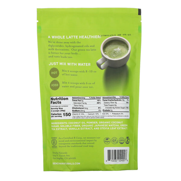 Sencha Naturals, Matcha Latte, Original Matcha, 8.5 oz (240 g)