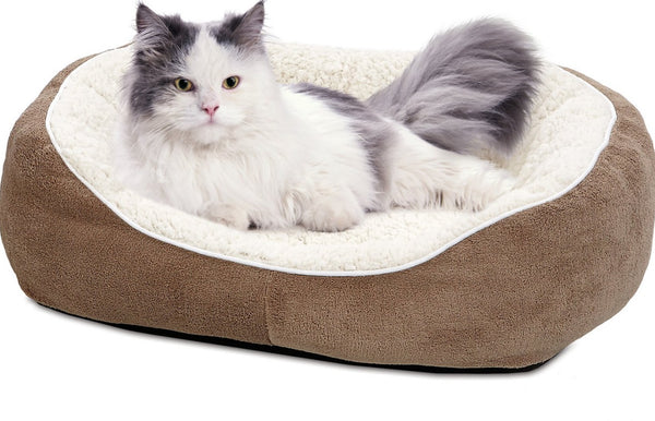 MidWest Overstuffed Micro-Terry Cuddle Dog & Cat Bed