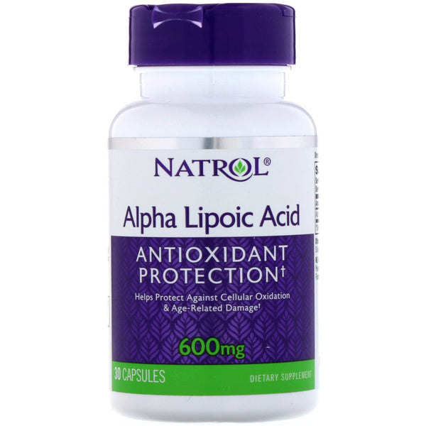 Natrol, Alpha Lipoic Acid, 600 mg, 30 Capsules