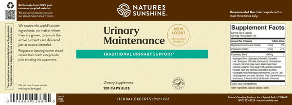 Urinary Maintenance  (120 caps)