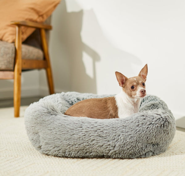 Frisco Eyelash Rectangular Bolster Cat & Dog Bed