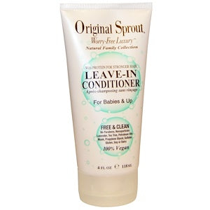 Original Sprout Inc, Leave-In Conditioner, For Babies & Up, 4 fl oz (118 ml)