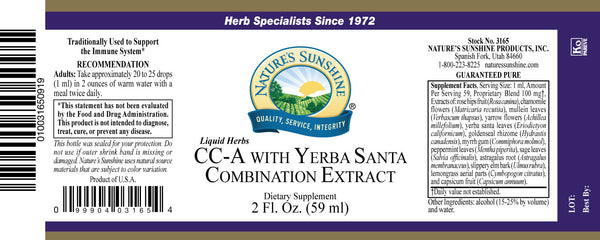 CC-A w/Yerba Santa (2 fl. oz.)