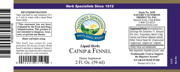 Catnip & Fennel (2 fl. oz.)