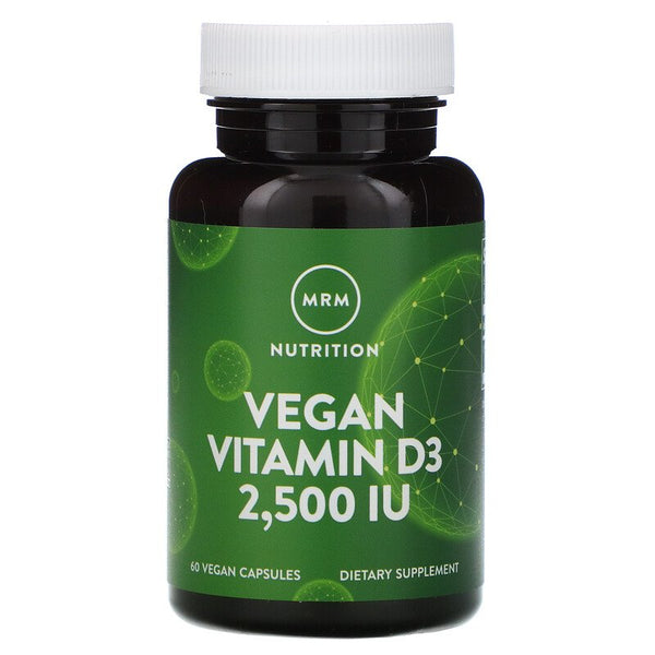 MRM, Nutrition, Vegan Vitamin D3, 2,500 IU, 60 Vegan Capsules (Vegan)