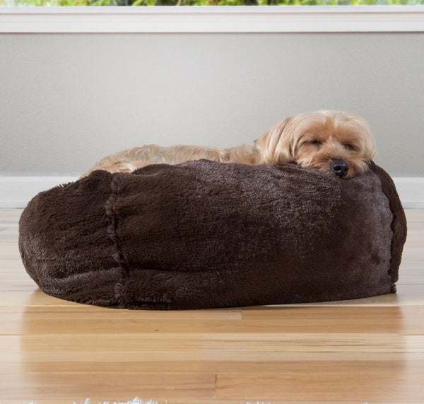 FurHaven Plush Ball Pillow Dog Bed w/Removable Cover