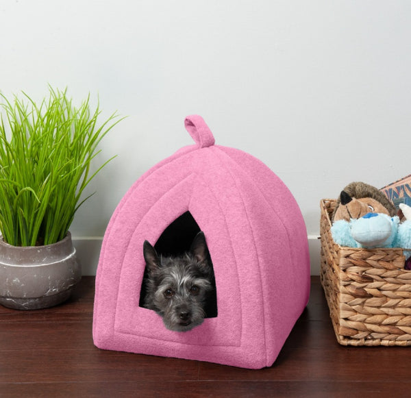 FurHaven Calming Fleece Covered Dog & Cat Bed