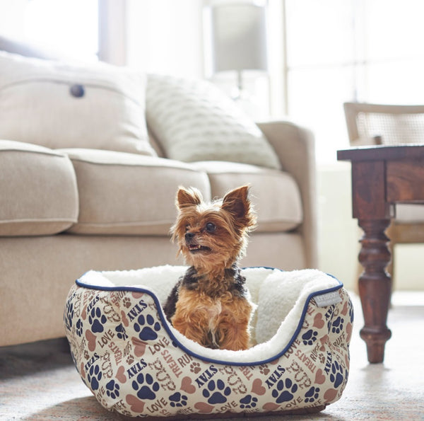 Frisco Square Deep Bolster Cat & Dog Bed