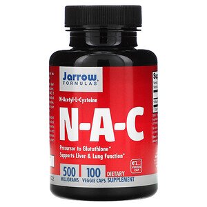 Jarrow Formulas, N-A-C N-Acetyl-L-Cysteine, 500 mg, 100 Veggie Caps