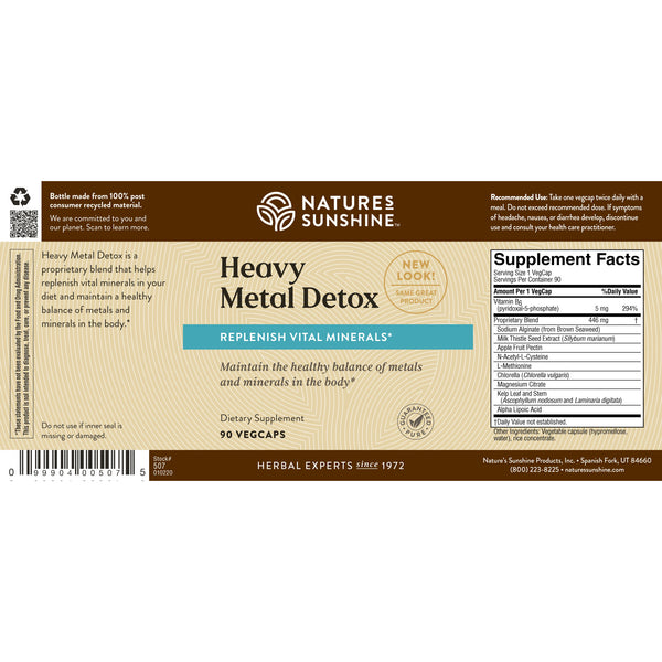 Heavy Metal Detox  (90 caps)