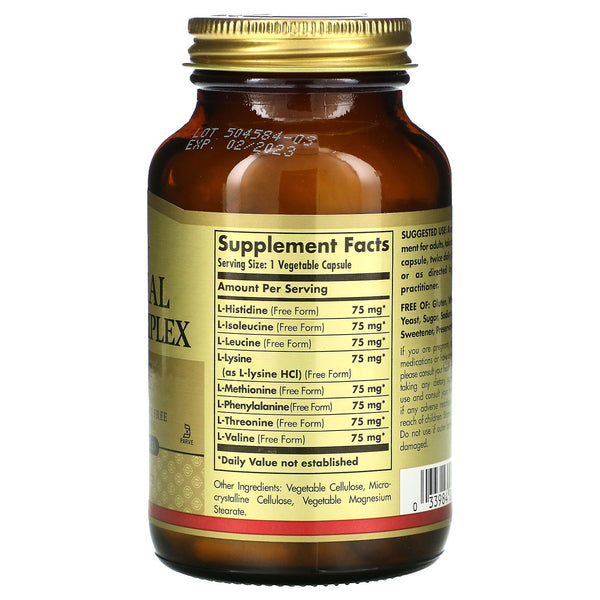 Solgar, Essential Amino Complex, 90 Vegetable Capsules